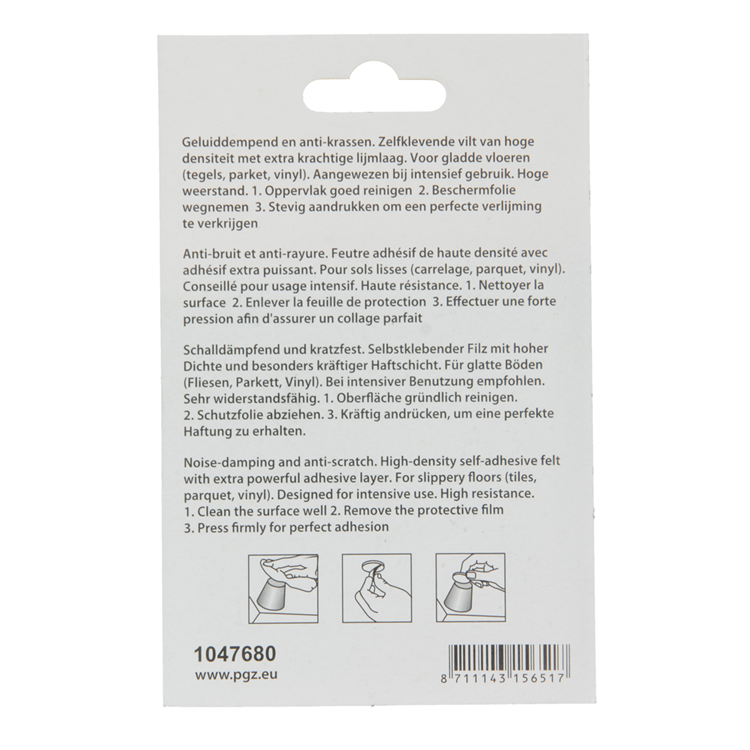Afbeelding laden in galerijviewer, Mack 1047680 - viltpastille zelfklevend bruin ø 22 mm 12 st pcs | 12 stuks