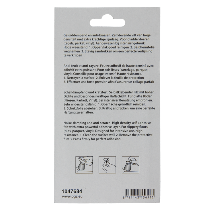 Afbeelding laden in galerijviewer, Mack 1047684 - super-vilt zelfklevend beige ø 22 mm 16 st pcs | 12 stuks