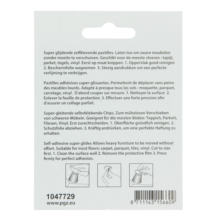 Afbeelding laden in galerijviewer, Mack 1047729 - super glijpastille zelfklevendgrijs ø 30 mm 4 st pcs | 12 stuks