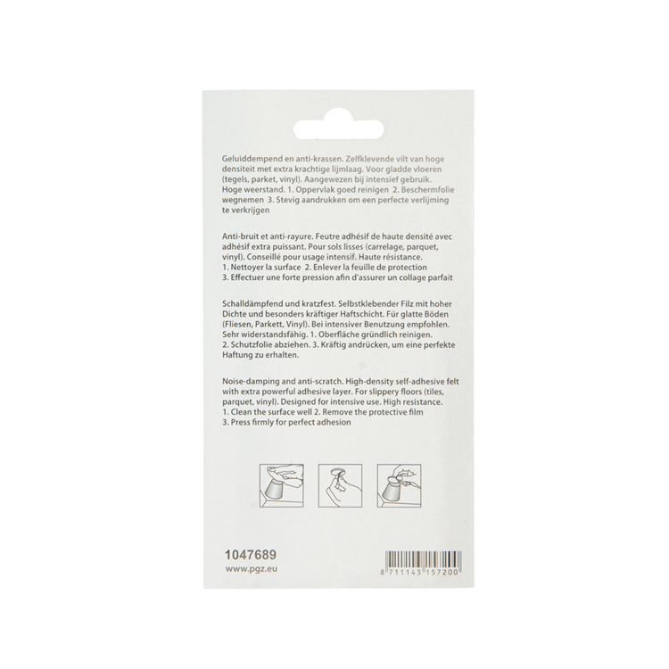 Chargez l'image dans la visionneuse de la galerie, Mack 1047689 - super-vilt zelfklevend beige ø 19 mm 20 st pcs | 12 stuks