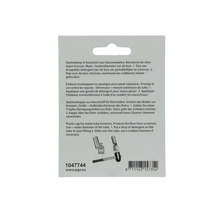 Afbeelding laden in galerijviewer, Mack 1047744 - opsteekdop kunststof zwart ø 10 mm 4 st pcs | 6 stuks