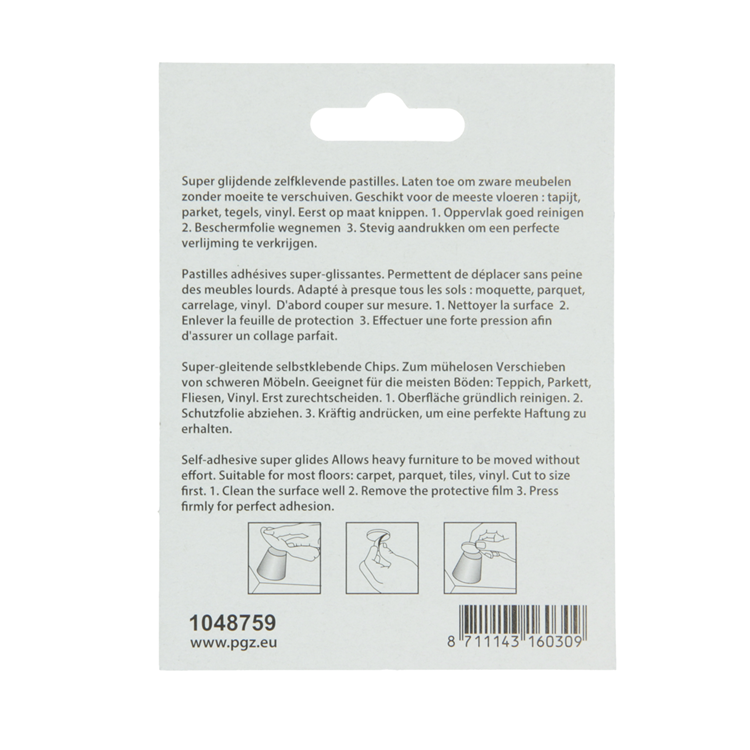Afbeelding laden in galerijviewer, Mack 1048759 - super glijpastille zelfklevendbruin ø 25 mm 4 st pcs | 12 stuks