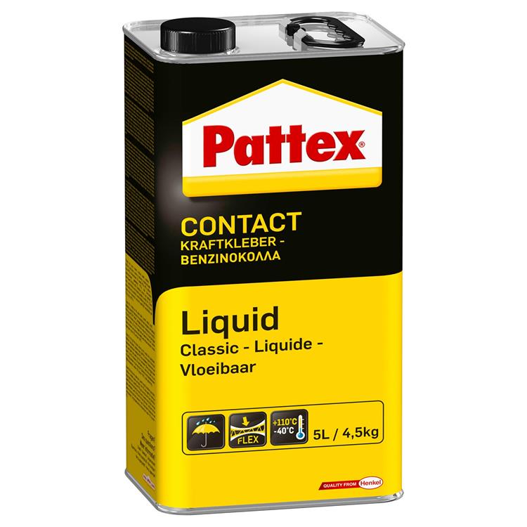 Afbeelding laden in galerijviewer, Pattex pro contactlijm vloeibaar 4.5 kg – extra sterk – voor hout, metaal en kunststof meer– professioneel gebruik