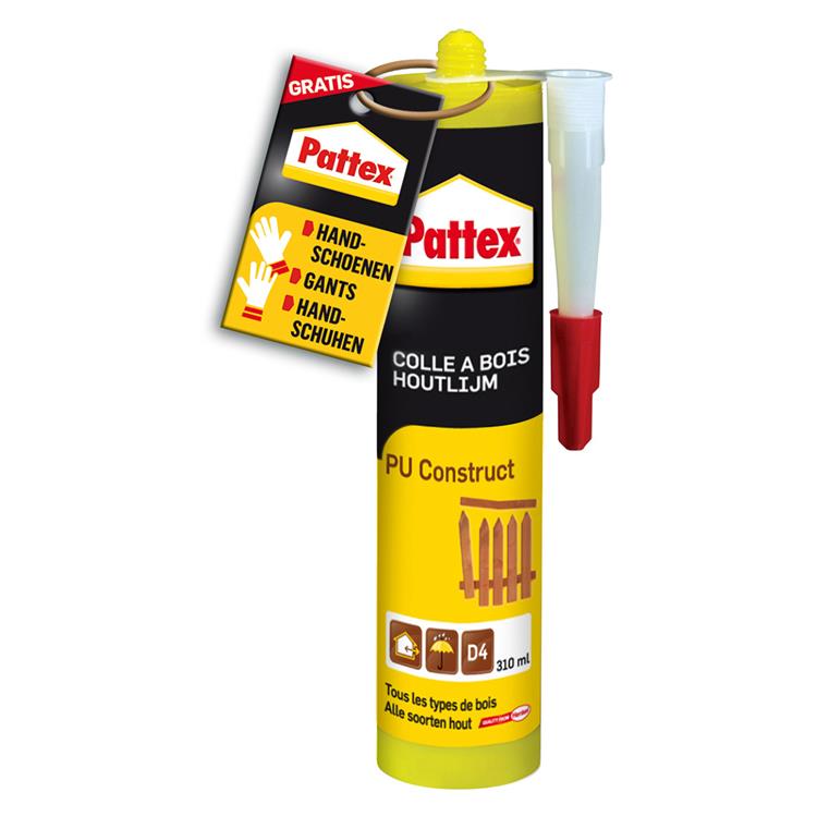 Afbeelding laden in galerijviewer, Pattex pu construct 310 ml bouwkit | sterke en duurzame constructielijm | ideaal voor constructietoepassingen | betrouwbaar en gemakkelijk te gebruiken.