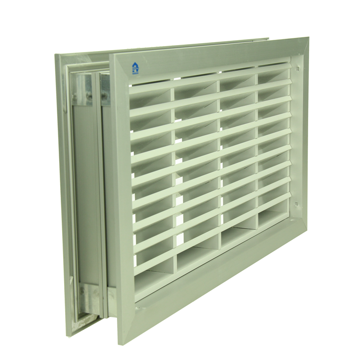 Afbeelding laden in galerijviewer, Renson 1067499 - brandwerend rooster 465 2 400x200mm natuurkleur | 1 stuks