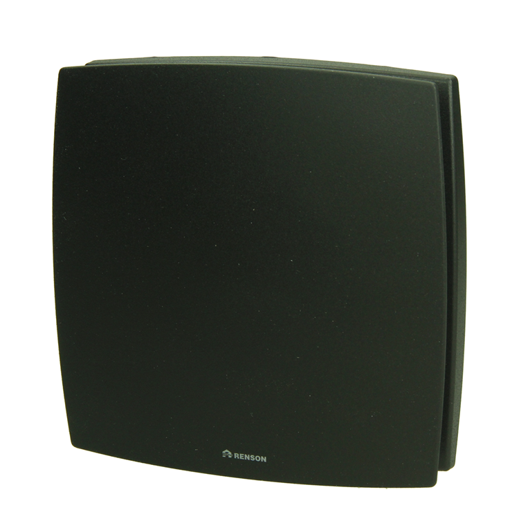 Afbeelding laden in galerijviewer, Renson 1069257 - mechanische ventilator cover (9x11-dia 100) 91b (zwart) | 2 stuks