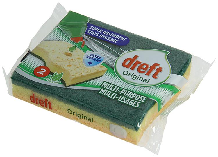 Laden Sie das Bild in Galerie -Viewer, Dreft 1054240 - cello schuurspons original hygienic x2 | 4 stuks