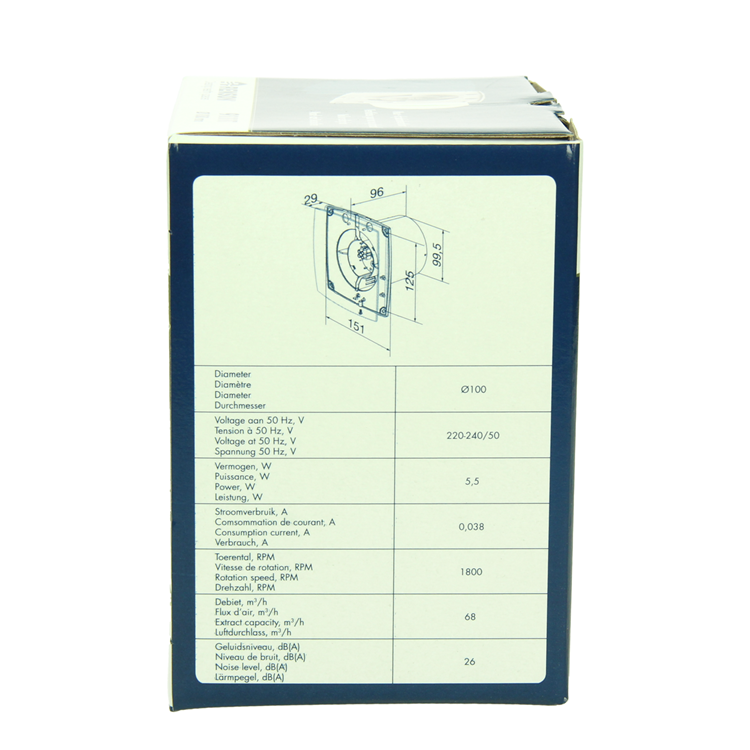 Afbeelding laden in galerijviewer, Renson 1069251 - mech. ventilator met timer 9211t (dia 100) | 2 stuks