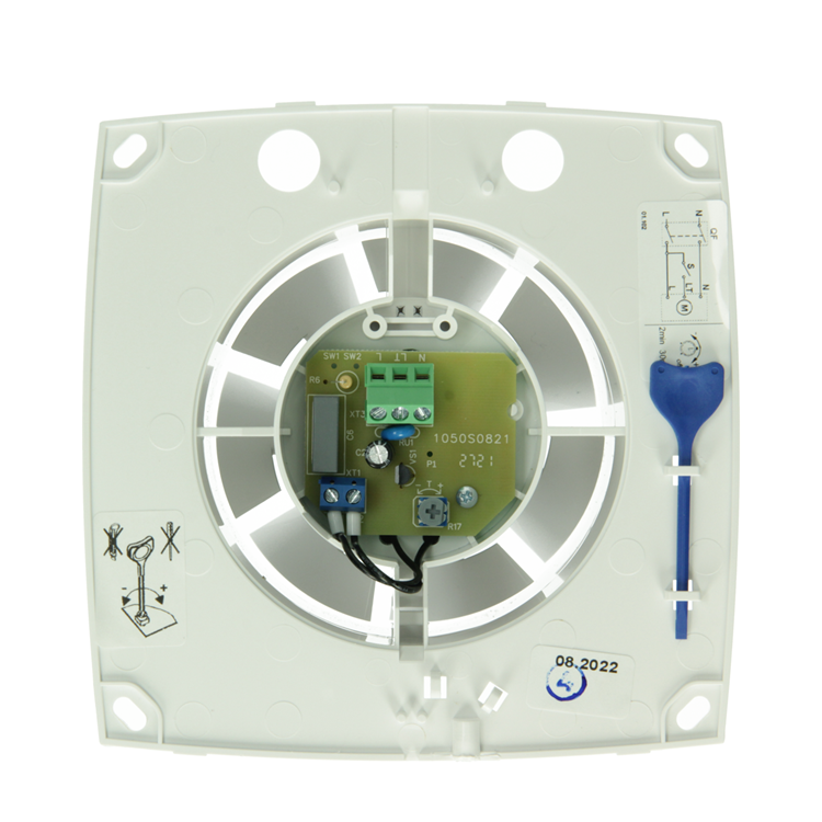 Afbeelding laden in galerijviewer, Renson 1069251 - mech. ventilator met timer 9211t (dia 100) | 2 stuks