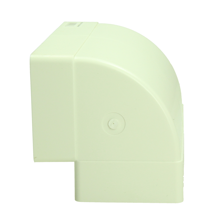 Afbeelding laden in galerijviewer, Renson 1069271 - pvc hoekverbinding vert. 90° 7015 (220x90) (wit) | 3 stuks