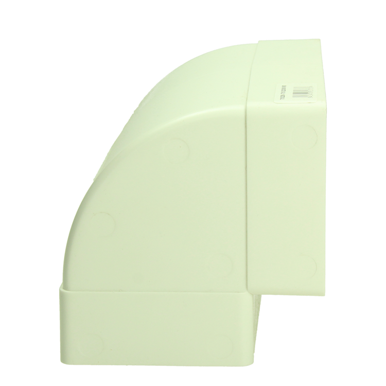 Afbeelding laden in galerijviewer, Renson 1069271 - pvc hoekverbinding vert. 90° 7015 (220x90) (wit) | 3 stuks