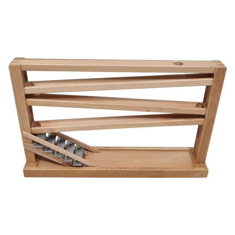 ギャラリービューアに画像をロードする, Playwood beukenhouten knikkerbaan kogelbaan met klokkenspel van beukenhout voor 16 mm knikkers (excl knikkers) marble game