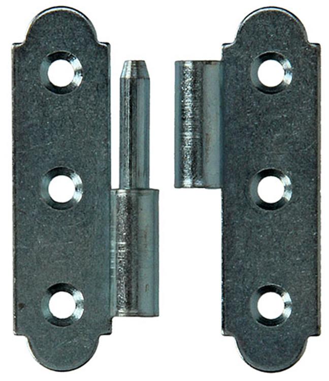 Afbeelding laden in galerijviewer, Mack 1013255 - 2 spaanse paumellen links verzinkt h 60 x b 40 mm | 5 stuks