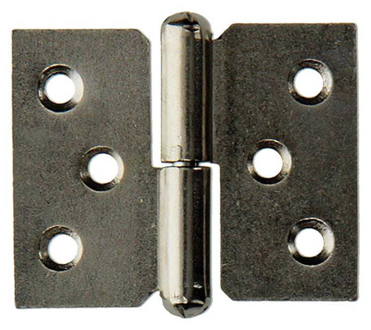 Afbeelding laden in galerijviewer, Mack 1013350 - 2 meubelpaumellen links vernikkeld h 40 x b 50 mm | 5 stuks