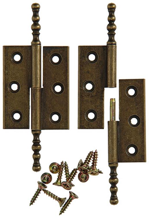 Afbeelding laden in galerijviewer, Mack 1013558 - 2 meubelpaumellen rechts verbronsd h 50 x b 40 mm | 5 stuks