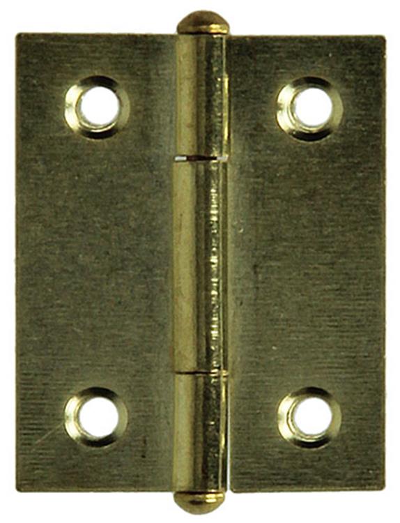 Afbeelding laden in galerijviewer, Mack 1013503 - 2 smalle scharnieren messing h 40 x b 32 mm | 5 stuks