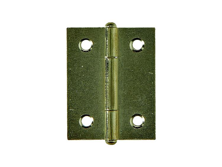Afbeelding laden in galerijviewer, Mack 1013503 - 2 smalle scharnieren messing h 40 x b 32 mm | 5 stuks