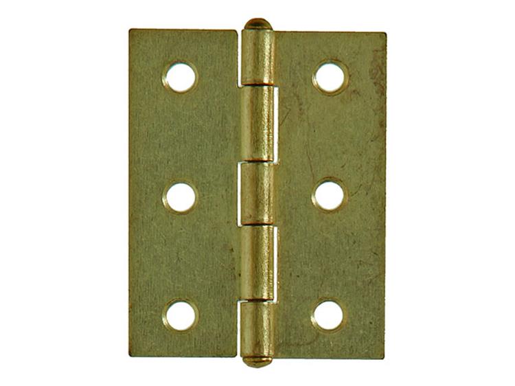 Afbeelding laden in galerijviewer, Mack 1013338 - 2 smalle scharnieren messing h 50 x b 30 mm | 5 stuks