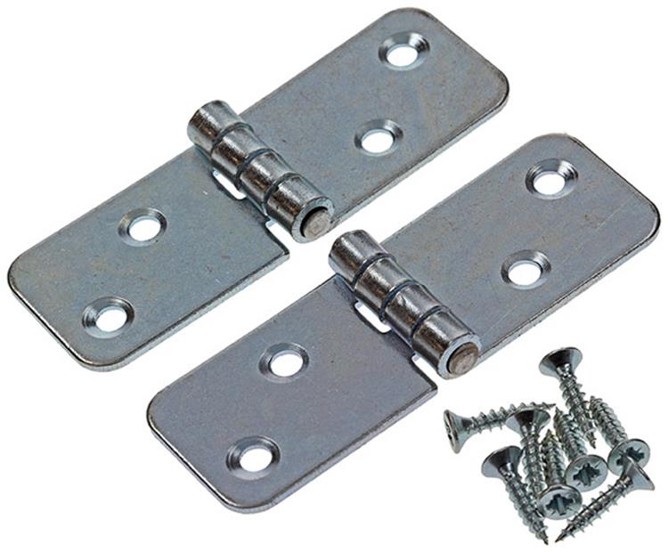 Afbeelding laden in galerijviewer, Mack 1013480 - 2 lintscharnieren verzinkt h 20 x b 60 mm | 5 stuks