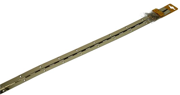 Afbeelding laden in galerijviewer, 1013336 - 1 pianoscharnier vermessingd l=198cm | 10 stuks