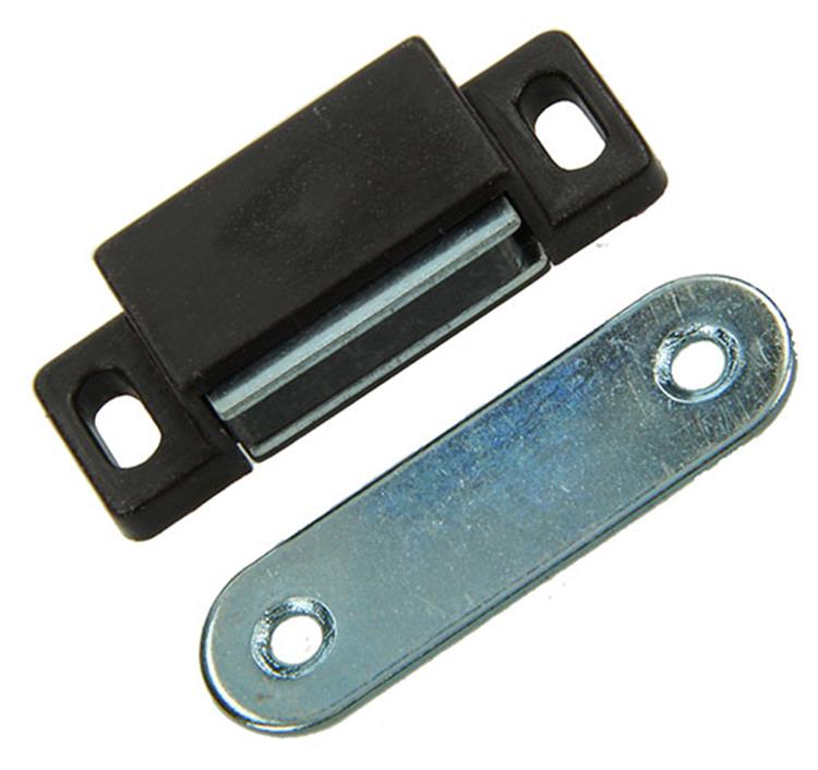 Afbeelding laden in galerijviewer, Mack 1015924 - 2 magneetsloten, licht model, kunststof bruin | 10 stuks