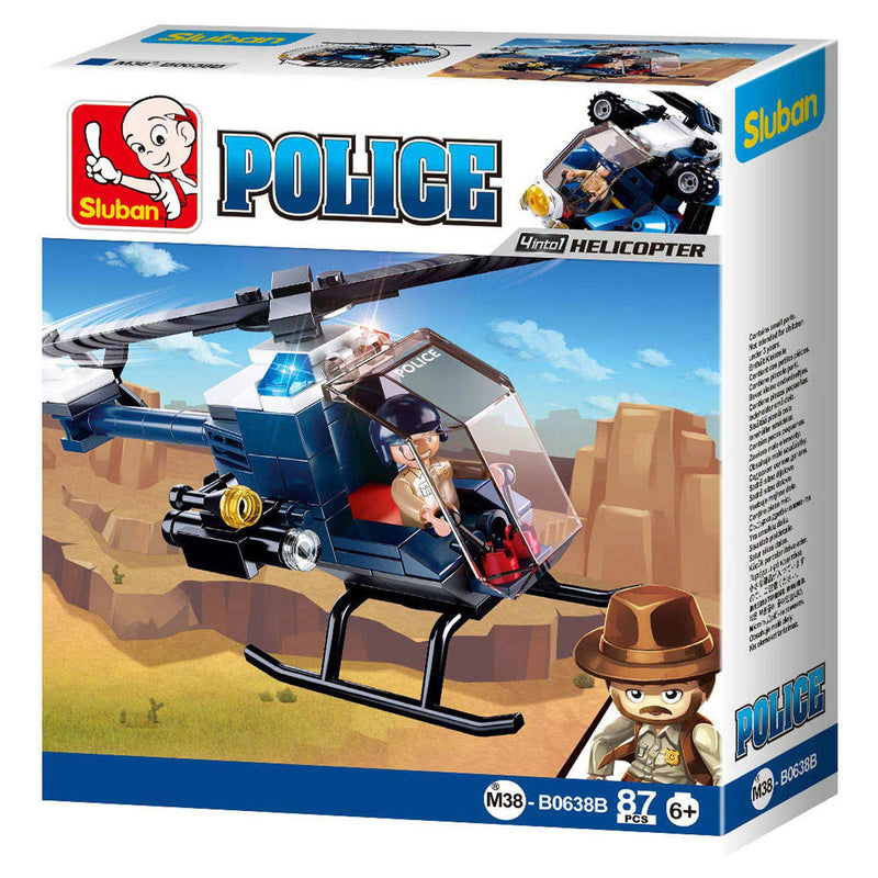 Afbeelding laden in galerijviewer, Sluban politie helikopter