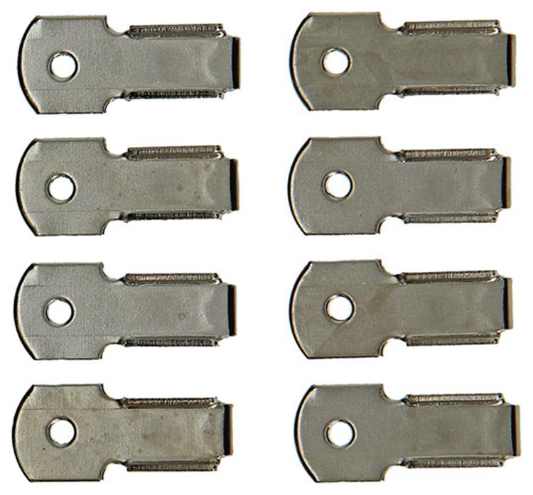 Afbeelding laden in galerijviewer, Mack 1015866 - 8 stellijstdragers vernikkeld | 5 stuks