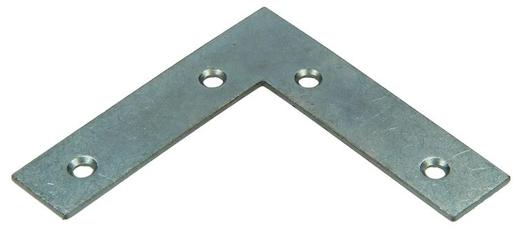 Afbeelding laden in galerijviewer, Mack 1013586 - 8 platte winkelhaken verzinkt 75x75x18x2mm | 10 stuks