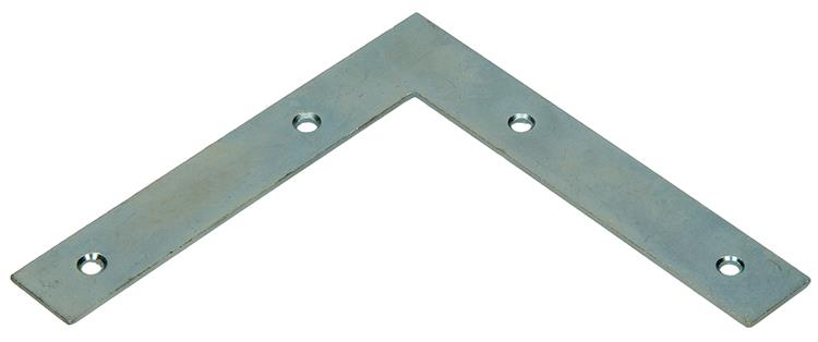 Afbeelding laden in galerijviewer, Mack 1013306 - 8 platte winkelhaken verzinkt 125x125x20x2mm | 10 stuks
