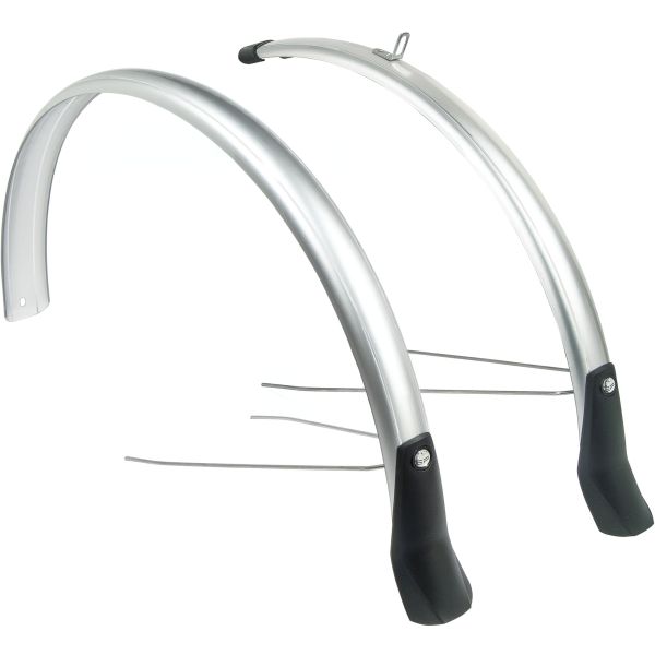 Load image into Gallery viewer, spatbordenset Snello 28 inch 46 mm kunststof zilver