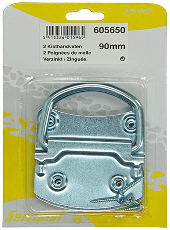 Chargez l'image dans la visionneuse de la galerie, Mack 1013564 - 2 kisthandvaten verzinkt 90mm | 5 stuks