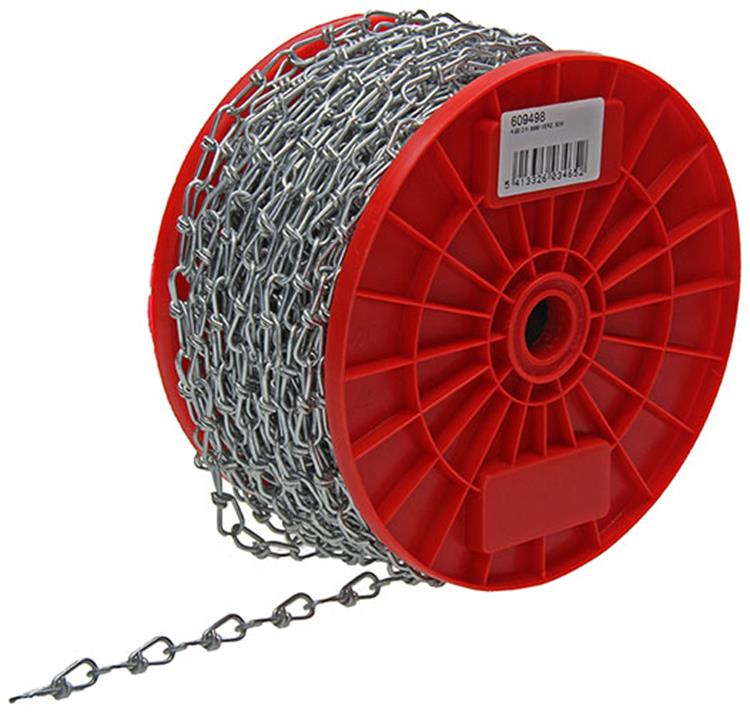 Chargez l'image dans la visionneuse de la galerie, 1013663 - victorketting verzinkt din5686ø 2mm l 28mm 50m wwl 32 kg | 50 stuks
