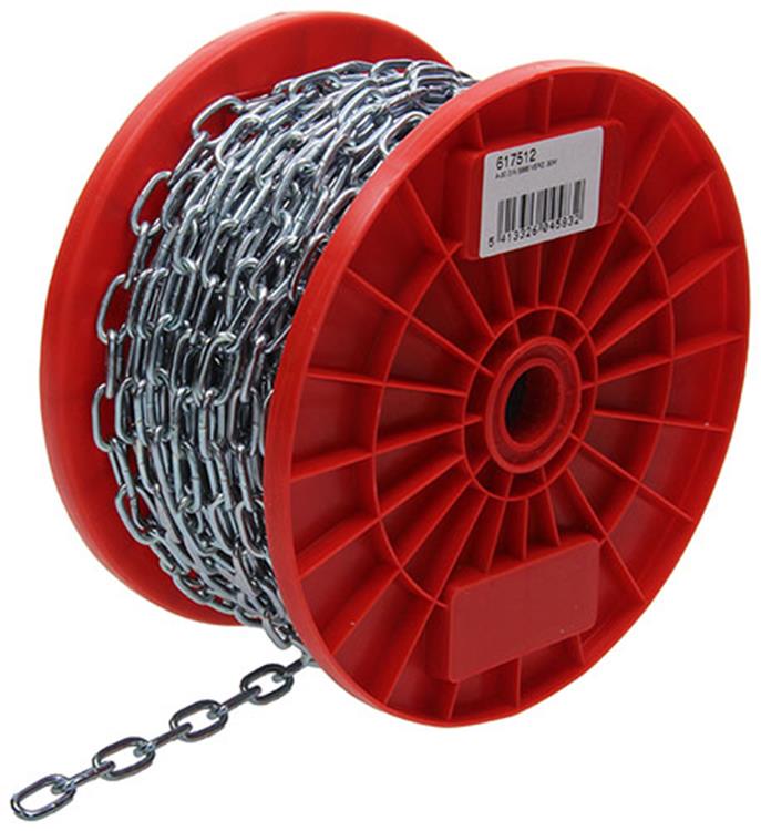 Afbeelding laden in galerijviewer, Mack 1014179 - ketting schakel kort din5685-2ø 3mm l 16mm 30m wwl 40 kg | 30 stuks