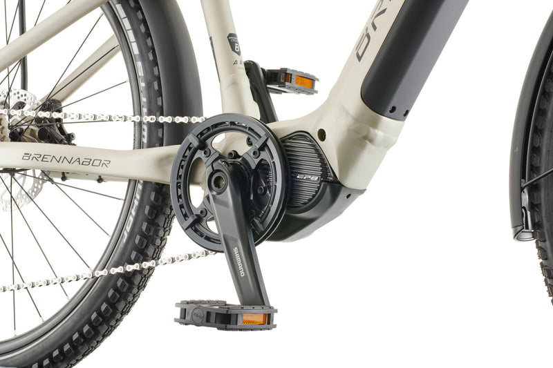 Cargue la imagen en el visor de la galería, Brennabor elektrische suv a-92e mod. 22 ebike brennab.adven.a-92e 27,5 40 diam.10sp sil. bl