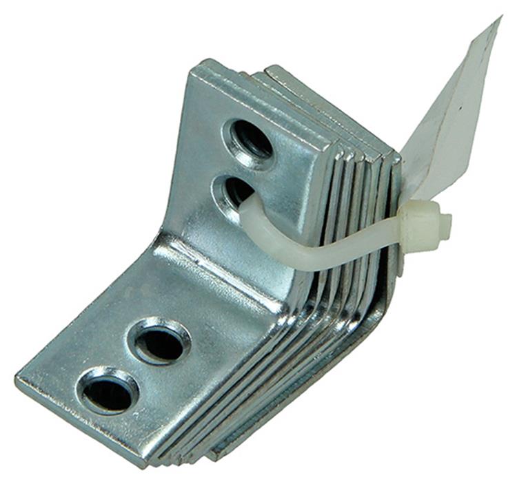Afbeelding laden in galerijviewer, 1014297 - 8 geplooide winkelhaken verzinkt 25x25x15mm | 10 stuks