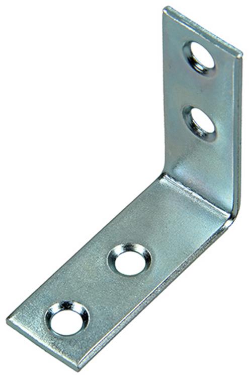 Afbeelding laden in galerijviewer, 1014298 - 8 geplooide winkelhaken verzinkt 40x40x15mm | 10 stuks