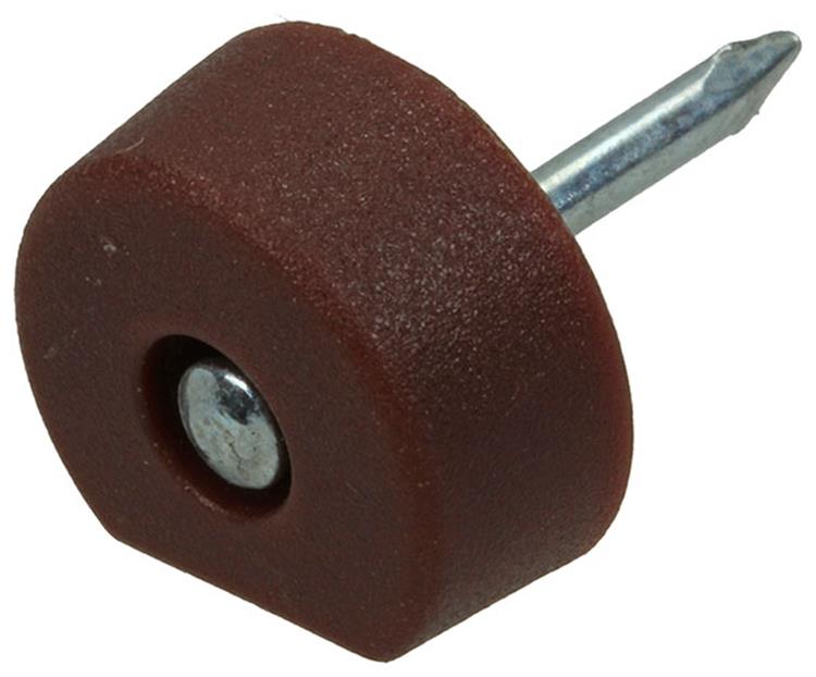 Afbeelding laden in galerijviewer, Mack 1013741 - 50 plankdragers + nagel bruin ø 10 mm | 10 stuks