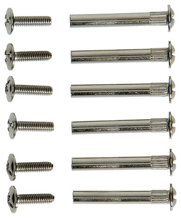Afbeelding laden in galerijviewer, Mack 1013783 - 6 mini verbindingsschroeven vernikkeld ø 5 mm 30-40 mm | 10 stuks