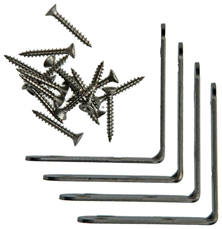 ギャラリービューアに画像をロードする, Mack 1013775 - 4 stoelwinkelhaken inox 60x60mm | 10 stuks
