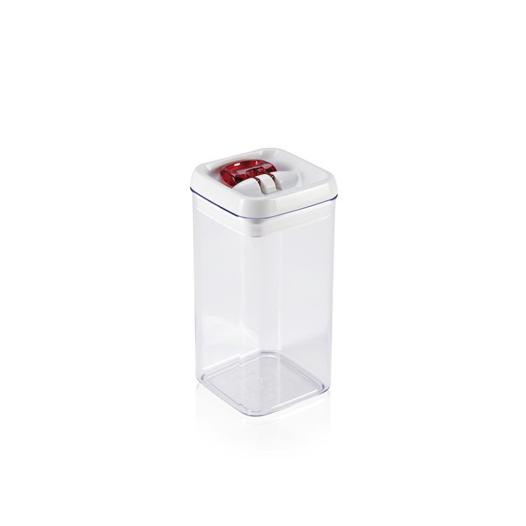 Afbeelding laden in galerijviewer, Leifheit fresh easy - voorraaddoos vierkant - 1,2 liter - wit