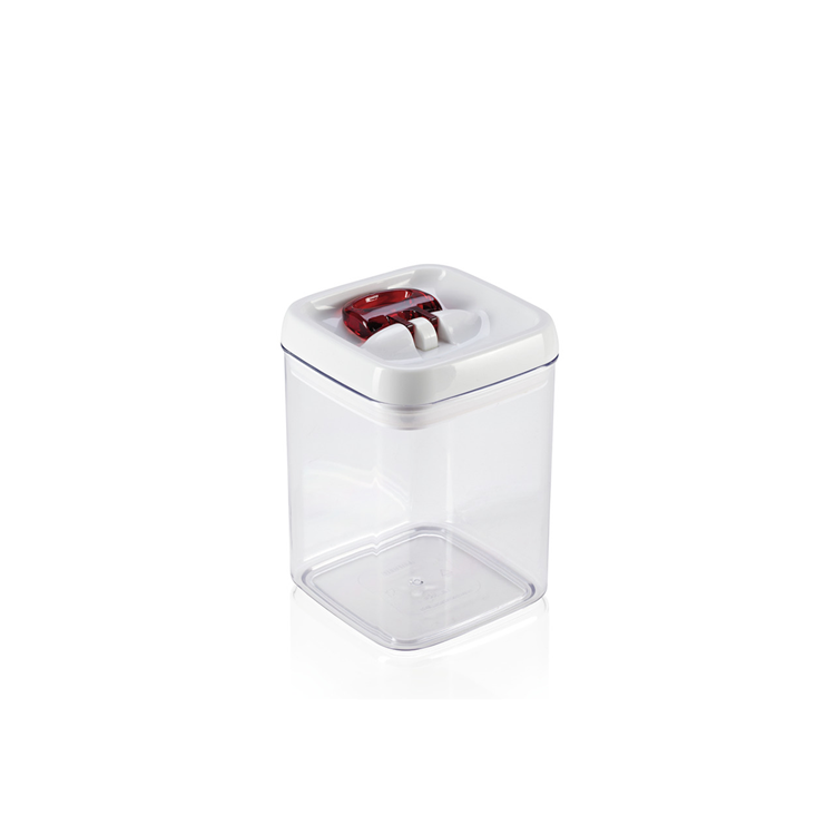 Afbeelding laden in galerijviewer, Leifheit fresh easy voorraaddoos - vierkant - 1,6 liter - wit