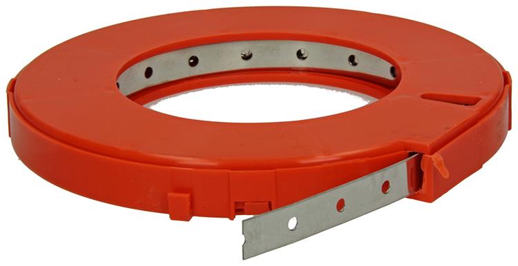 Afbeelding laden in galerijviewer, 1014766 - geperforeerd bandijzer, inox 12mmx0.8mm x10m | 2 stuks