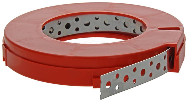 Afbeelding laden in galerijviewer, 1014767 - geperforeerd bandijzer, inox 19mmx0.8mmx10m | 2 stuks