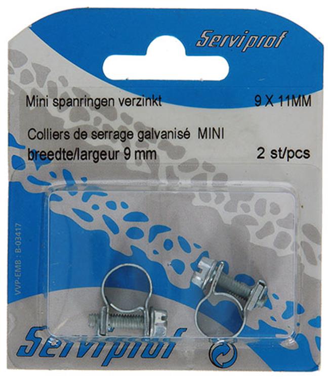 Afbeelding laden in galerijviewer, Mack 1011655 - 2 mini spanringen verzinkt 9x11mm | 10 stuks
