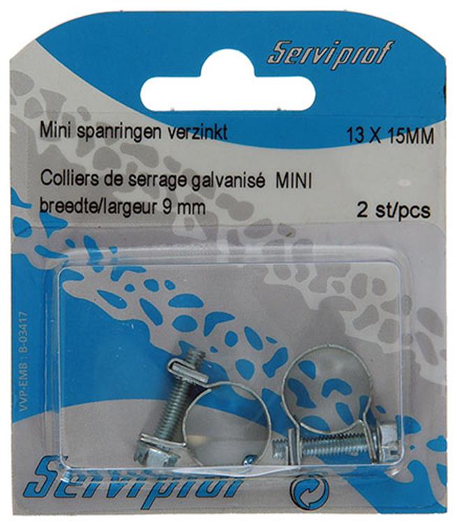 Afbeelding laden in galerijviewer, Mack 1011659 - 2 mini spanringen verzinkt 13x15mm | 10 stuks