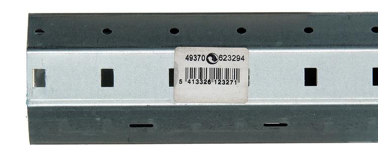 Laden Sie das Bild in Galerie -Viewer, 1014836 - achtkantbuis verz. sw 60 x0,6mm l: 2m | 3 stuks