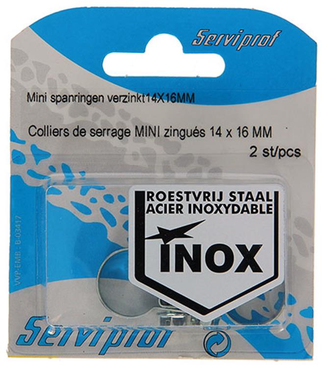 Afbeelding laden in galerijviewer, Mack 1011685 - 2 mini spanringen verzinkt 14x16mm | 10 stuks