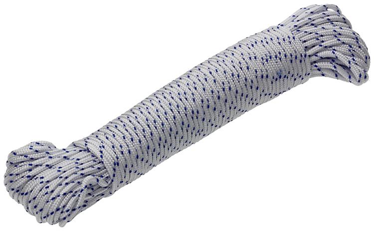 Afbeelding laden in galerijviewer, Mack 1014930 - pp gevlochten wit blauw streng2mm 20m | 5 stuks