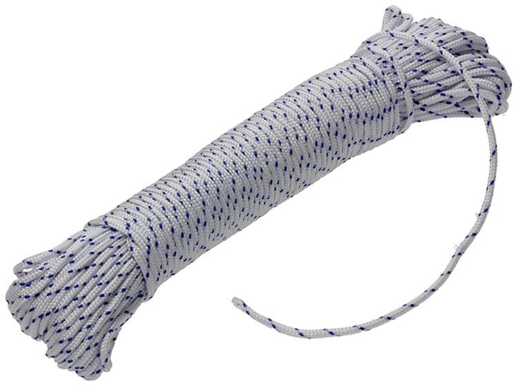 Afbeelding laden in galerijviewer, Mack 1014930 - pp gevlochten wit blauw streng2mm 20m | 5 stuks