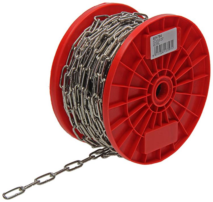 ギャラリービューアに画像をロードする, Mack 1015114 - kett. inox sch. lang din5685-1ø 3mm l 26mm 30m wwl 40 kg | 30 stuks